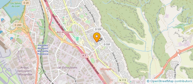localisation de l'entreprise CONTROLE GESTION BILAN à VITROLLES