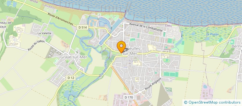 localisation de l'entreprise CONTROLE GESTION EXPERTISE à COURSEULLES-SUR-MER