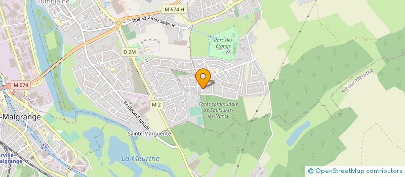 localisation de l'entreprise CONTROLE GRAND EST VGP  SAULXURES-LES-NANCY