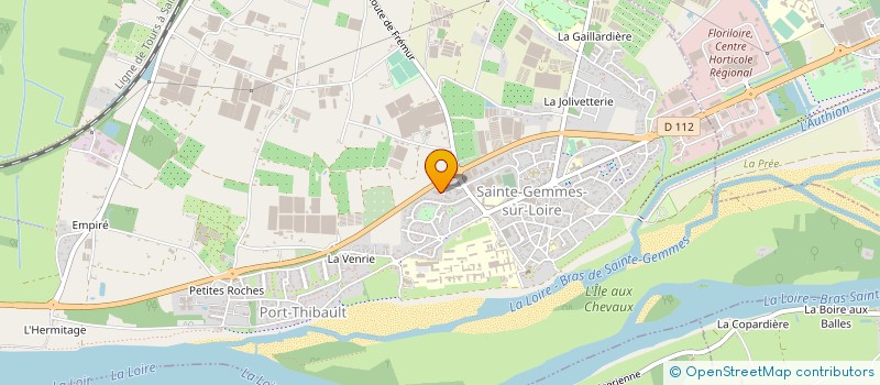 localisation de l'entreprise CONTROLE INSTRUMENTATION ET DIAGNOSTIC ELECTRONIQUES - CIDELEC à SAINTE-GEMMES-SUR-LOIRE