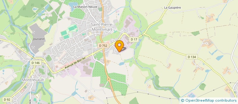 localisation de l'entreprise CONTROLE LAITIER AUDIT ELEVAGES à MAUGES-SUR-LOIRE