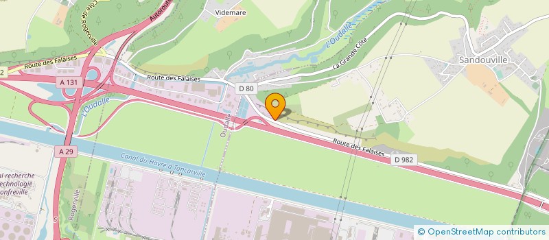 localisation de l'entreprise CONTROLE MAINTENANCE TECHNIQU INSPECTION  SANDOUVILLE