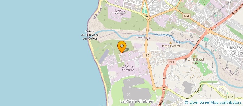 localisation de l'entreprise CONTROLE NON DESTRUCTIF OCEAN INDIEN à SAINT-PAUL