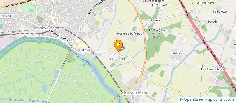 localisation de l'entreprise CONTROLE PERIODIQUE 17 à TONNAY-CHARENTE