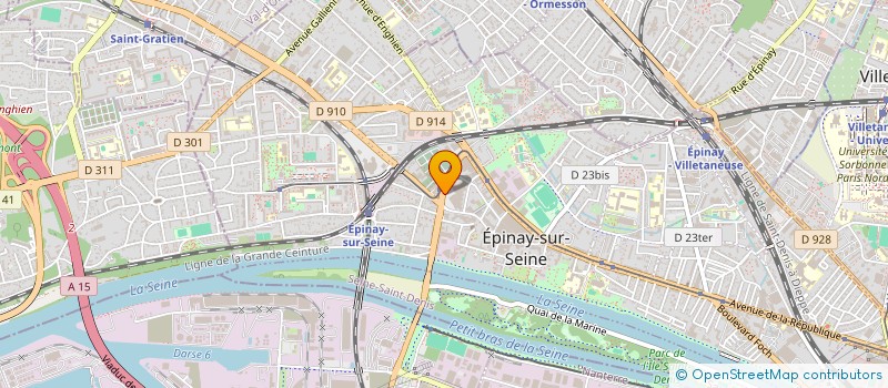 localisation de l'entreprise CONTROLE PLUS SARL à EPINAY-SUR-SEINE