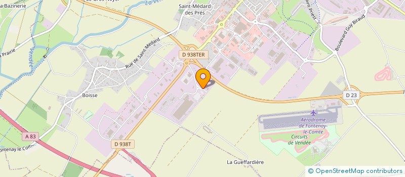 localisation de l'entreprise CONTROLE POIDS LOURDS SUD VENDEE à FONTENAY-LE-COMTE
