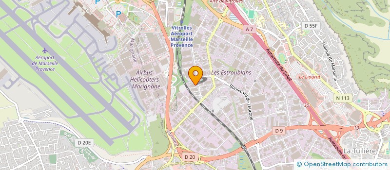 localisation de l'entreprise CONTROLE QUALITE SECURITE CQS SUD à VITROLLES