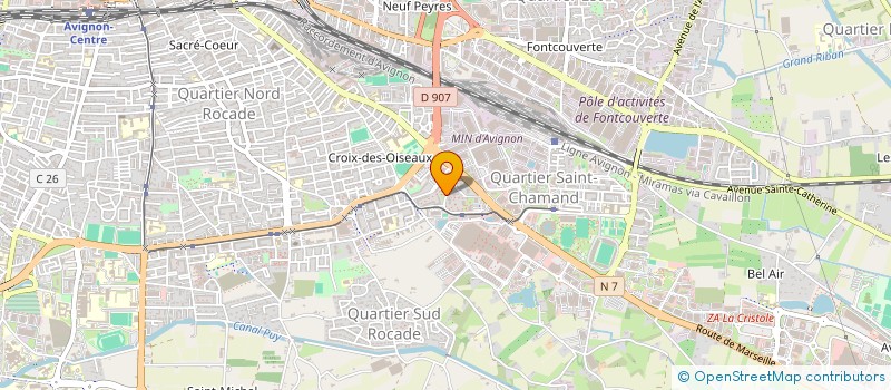 localisation de l'entreprise CONTROLE REGLEMENTAIRE TECHNIQUE  SORGUES