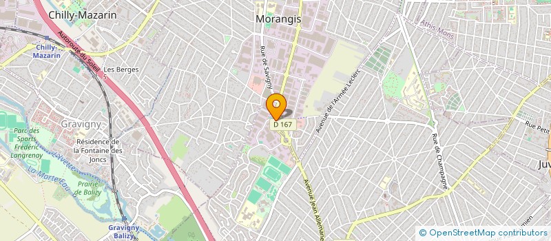 localisation de l'entreprise CONTROLE SECURITEST MORANGIS à MORANGIS