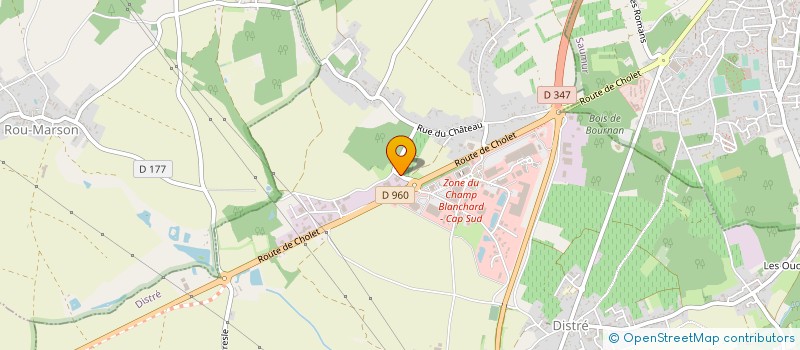 localisation de l'entreprise CONTROLE TACHYGRAPHE SAUMUROIS à DISTRE