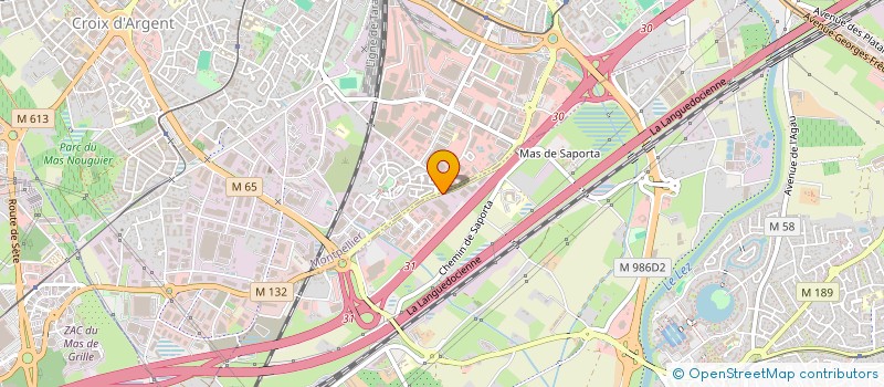 localisation de l'entreprise CONTROLE TECH AUTO MONTPELLIERAIN à LATTES