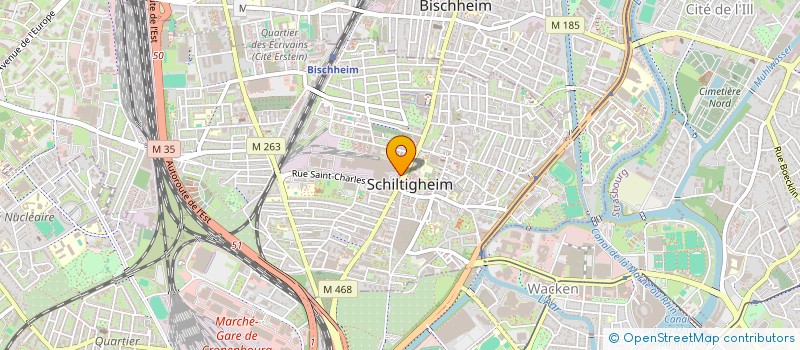 localisation de l'entreprise CONTROLE TECH. SCHILTIGHEIM  SCHILTIGHEIM