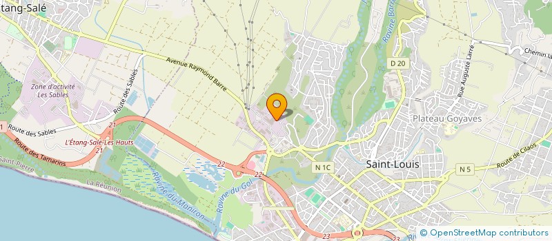 localisation de l'entreprise CONTROLE TECH VEHICULES LOURDS DU SUD à SAINT-LOUIS