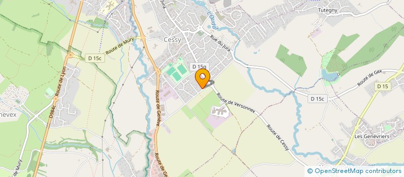 localisation de l'entreprise CONTROLE TECHN SECURITE AUTOMOBILE CTSA à CESSY