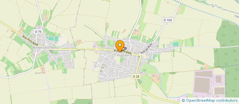 localisation de l'entreprise CONTROLE TECHNIQUE AMG  HATTEN