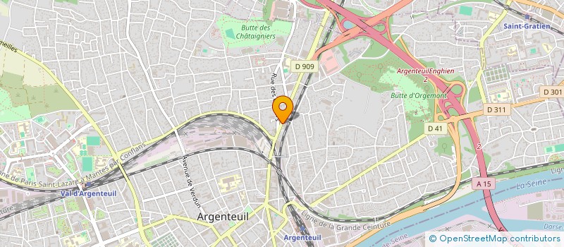 localisation de l'entreprise CONTROLE TECHNIQUE ARGENTEUIL à ARGENTEUIL