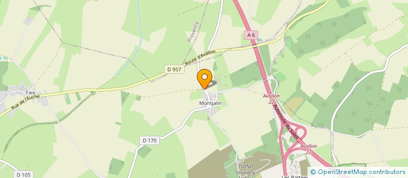 localisation de l'entreprise CONTROLE TECHNIQUE AUTO. AVALLONNAIS à AVALLON