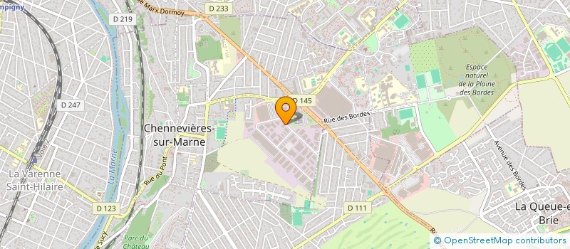 localisation de l'entreprise CONTROLE TECHNIQUE AUTO CONDORCET  CHENNEVIERES-SUR-MARNE