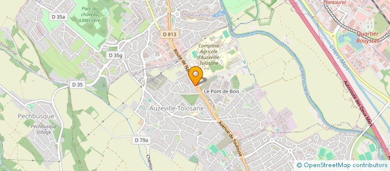 localisation de l'entreprise CONTROLE TECHNIQUE AUTO RAMONVILLOIS à AUZEVILLE-TOLOSANE
