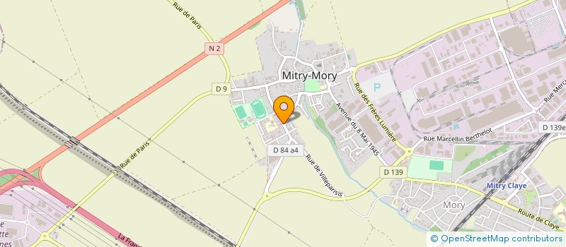 localisation de l'entreprise CONTROLE TECHNIQUE AUTOMOBILE à MITRY-MORY