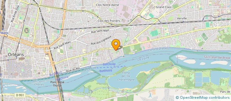 localisation de l'entreprise CONTROLE TECHNIQUE AUTOMOBILE AGENCE GENERALE DE CONTROLE ST JEAN DE BRAYE-ORLEANS à SAINT-JEAN-DE-BRAYE