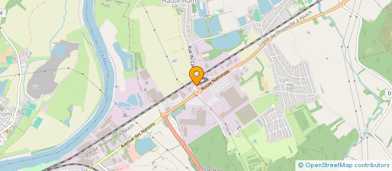 localisation de l'entreprise CONTROLE TECHNIQUE AUTOMOBILE BASSE HAM  BASSE-HAM