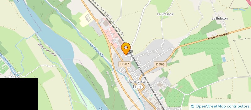 localisation de l'entreprise CONTROLE TECHNIQUE AUTOMOBILE BONNY SUR LOIRE à BONNY-SUR-LOIRE