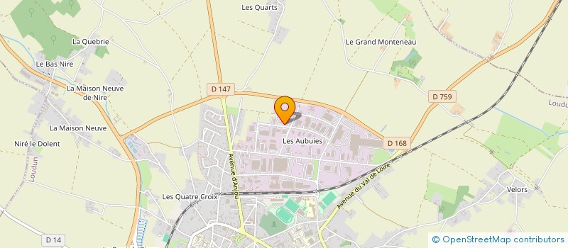 localisation de l'entreprise CONTROLE TECHNIQUE AUTOMOBILE CESBRON à LOUDUN