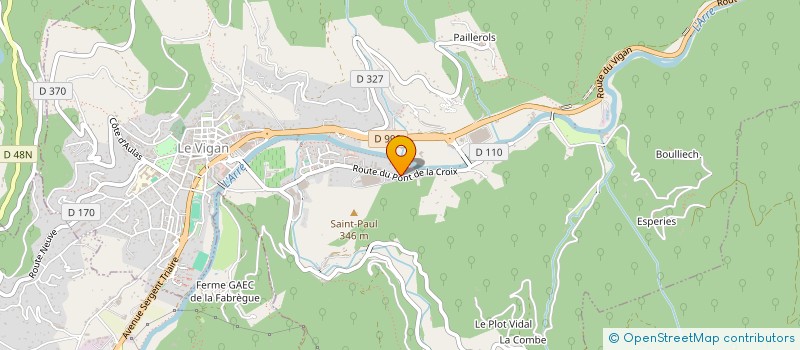 localisation de l'entreprise CONTROLE TECHNIQUE AUTOMOBILE DU MONT AIGOUAL à LE VIGAN