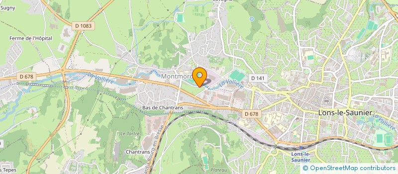 localisation de l'entreprise CONTROLE TECHNIQUE AUTOMOBILE JURASSIEN à MONTMOROT