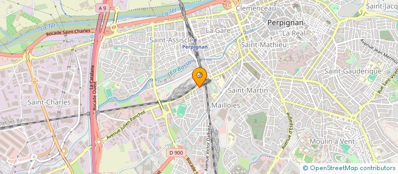 localisation de l'entreprise CONTROLE TECHNIQUE AUTOMOBILE PERPIGNAN à PERPIGNAN