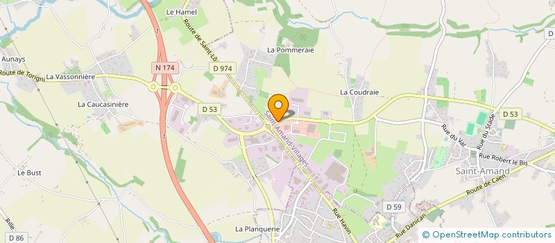 localisation de l'entreprise CONTROLE TECHNIQUE AUTOMOBILE TORIGNAIS à SAINT-AMAND-VILLAGES