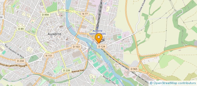 localisation de l'entreprise CONTROLE TECHNIQUE AUXERRE SUD à AUXERRE