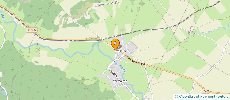 localisation de l'entreprise CONTROLE TECHNIQUE AVALLONNAIS  VAULT-DE-LUGNY