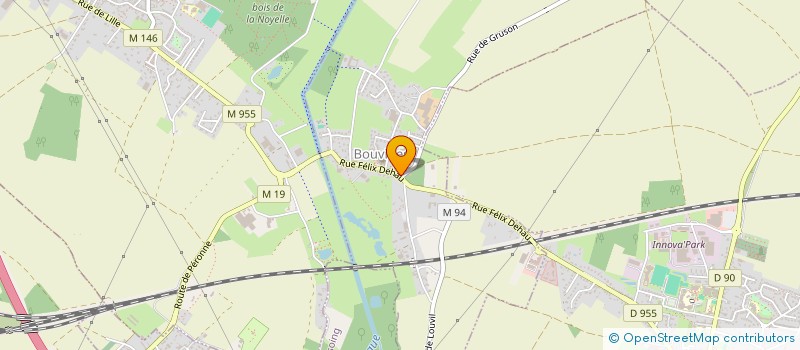 localisation de l'entreprise CONTROLE TECHNIQUE BATAILLE  BOUVINES