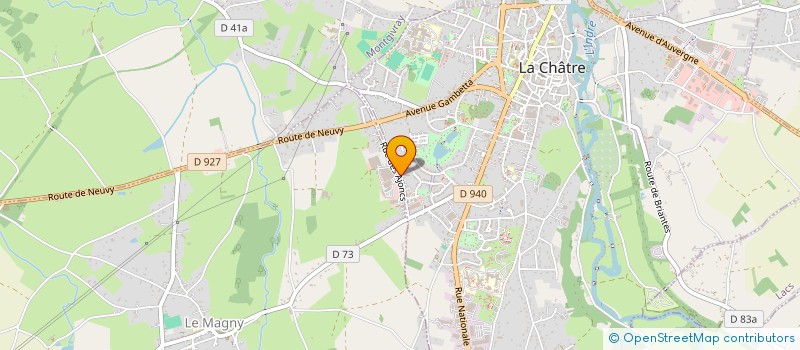 localisation de l'entreprise CONTROLE TECHNIQUE BOISCHAUT SUD MARCHE à LA CHATRE