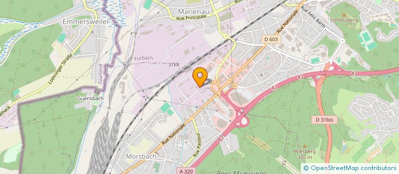 localisation de l'entreprise CONTROLE TECHNIQUE BOULAY à MORSBACH