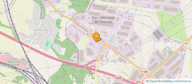 localisation de l'entreprise CONTROLE TECHNIQUE BOUNIF SARL  SAINT-QUENTIN-FALLAVIER