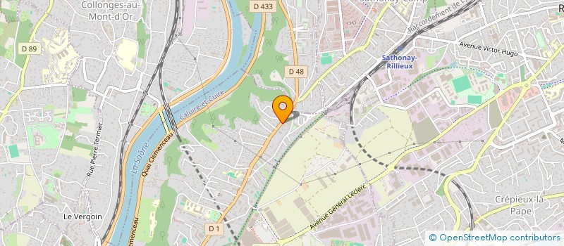 localisation de l'entreprise CONTROLE TECHNIQUE CALUIRE à CALUIRE-ET-CUIRE