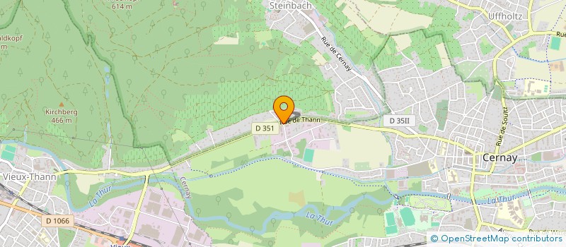 localisation de l'entreprise CONTROLE TECHNIQUE CHEZ MIMI à CERNAY
