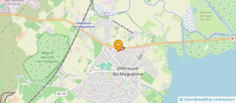 localisation de l'entreprise CONTROLE TECHNIQUE COSTECALDE à VILLENEUVE-LES-MAGUELONE