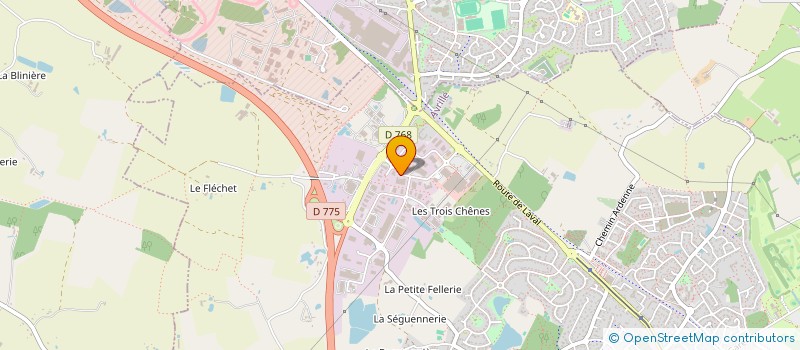 localisation de l'entreprise CONTROLE TECHNIQUE D'AVRILLE à AVRILLE