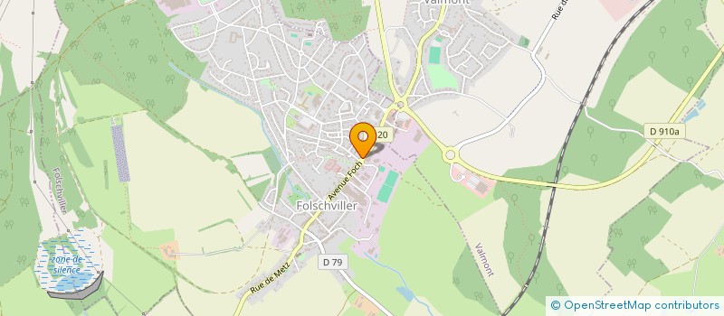 localisation de l'entreprise CONTROLE TECHNIQUE DE FOLSCHVILLER  FOLSCHVILLER