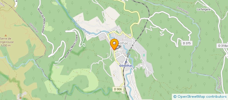 localisation de l'entreprise CONTROLE TECHNIQUE DE GENOLHAC  GENOLHAC