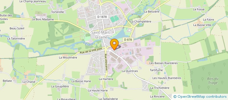 localisation de l'entreprise CONTROLE TECHNIQUE DE LA GARE à VALLONS-DE-L'ERDRE