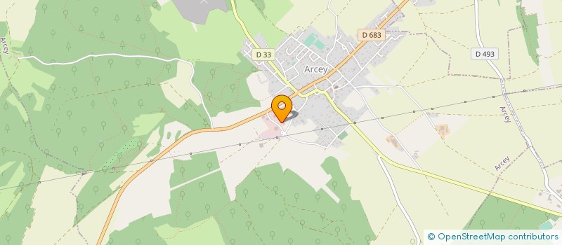 localisation de l'entreprise CONTROLE TECHNIQUE DE LA PLAINE  ARCEY