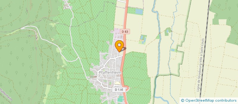 localisation de l'entreprise CONTROLE TECHNIQUE DE LA VALLEE NOBLE  WESTHALTEN