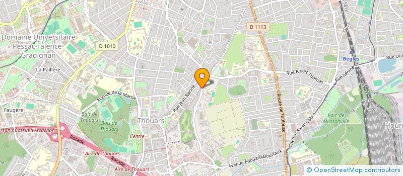 localisation de l'entreprise CONTROLE TECHNIQUE DE LEYSOTTE  VILLENAVE-D'ORNON