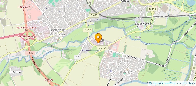 localisation de l'entreprise CONTROLE TECHNIQUE DE LOUVIGNY  LOUVIGNY