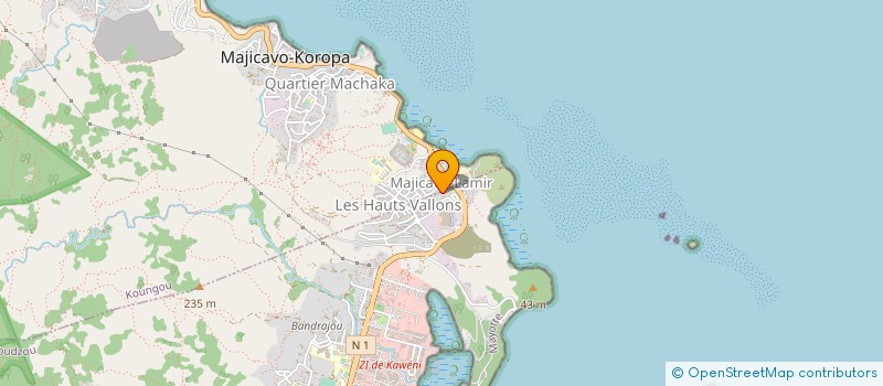 localisation de l'entreprise CONTROLE TECHNIQUE DE MAYOTTE PL-VL à KOUNGOU